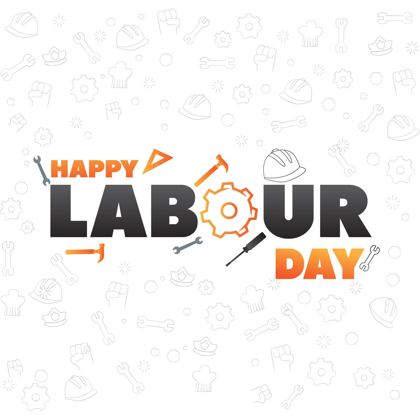 1400x1400 Happy labour day in 1st may wallpaper