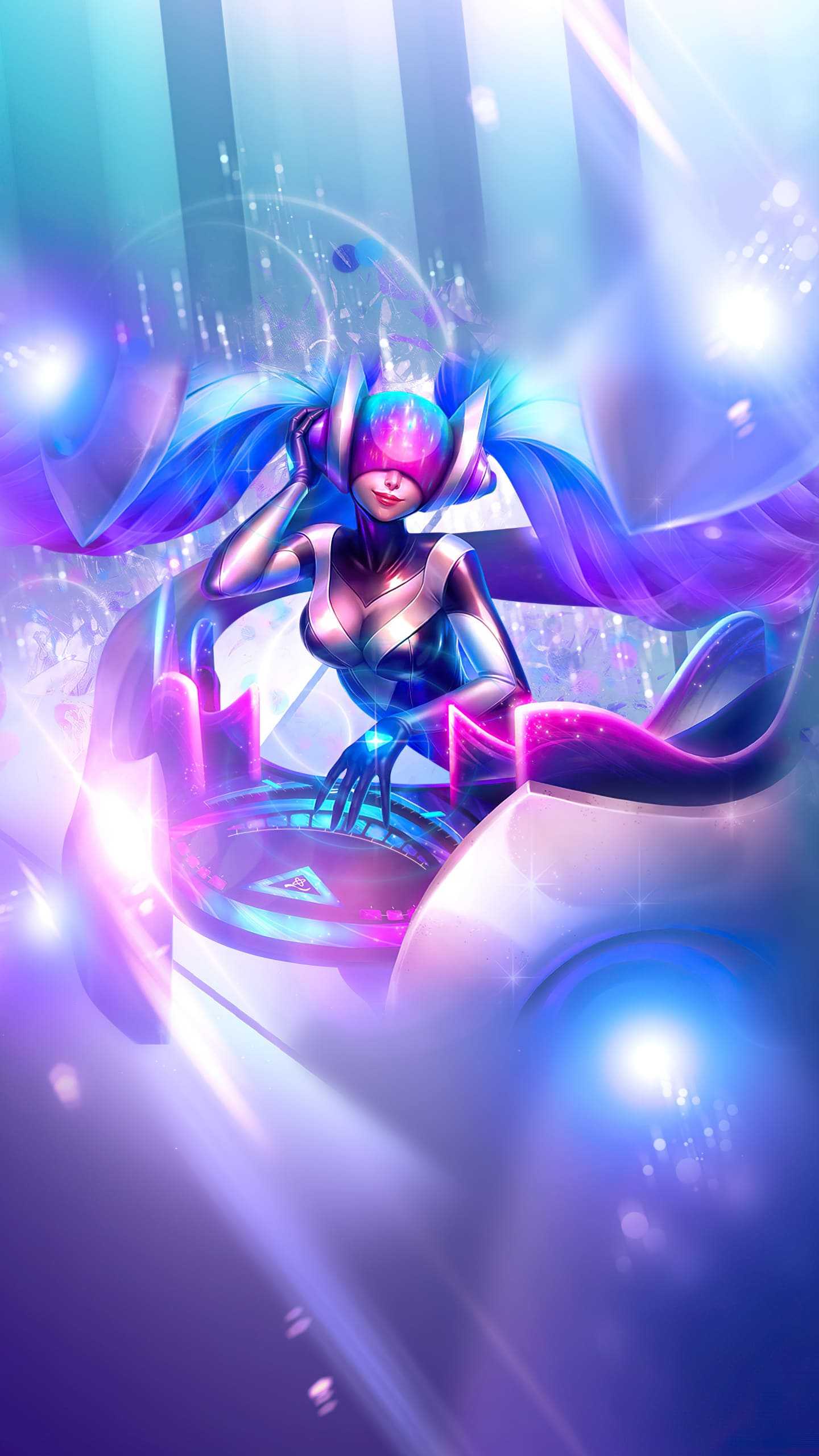1440x2560 DJ Sona LOL Wallpaper