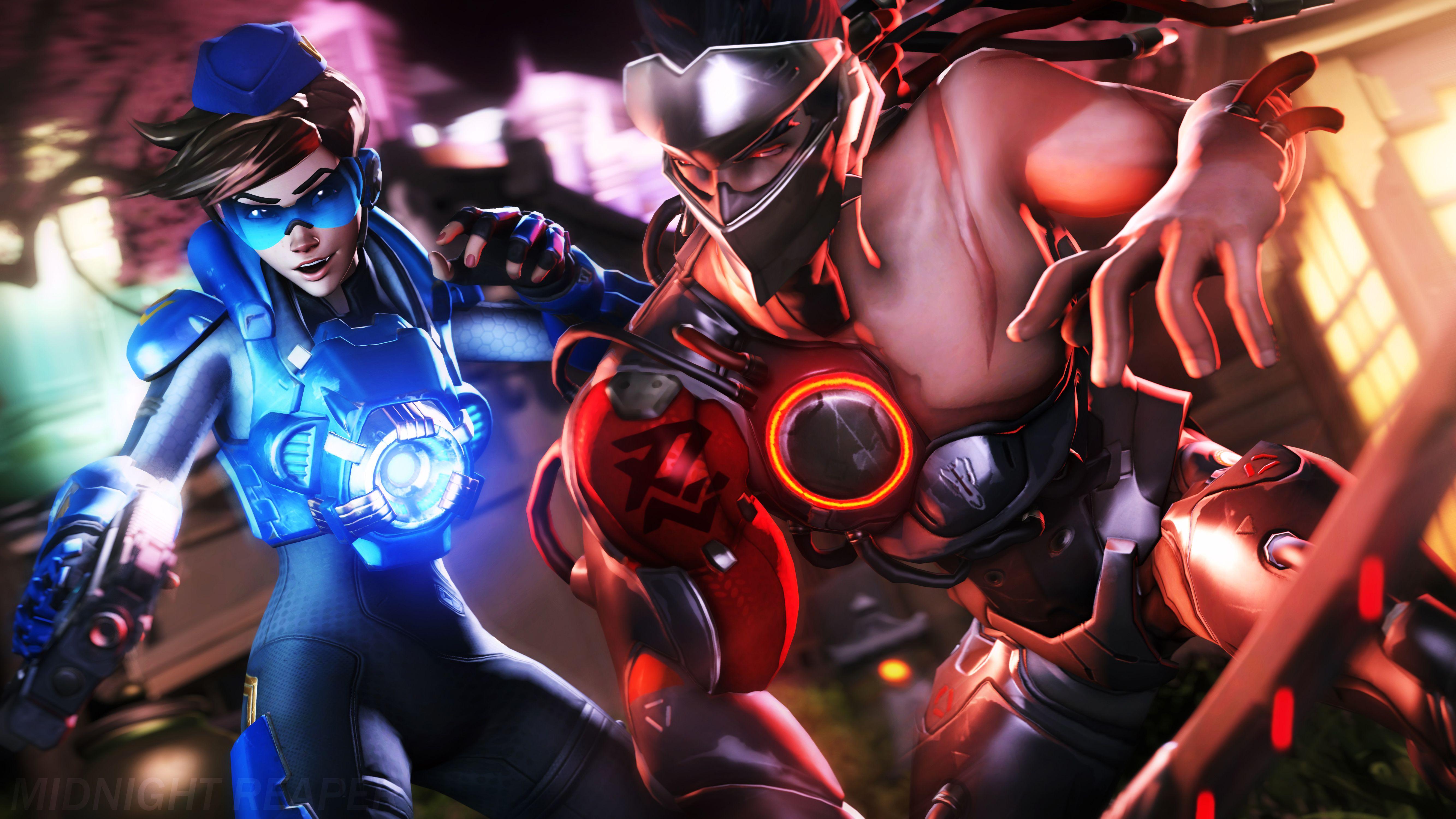 5333x3000 Wallpaper Tracer, Genji, Overwatch, 5K, Games
