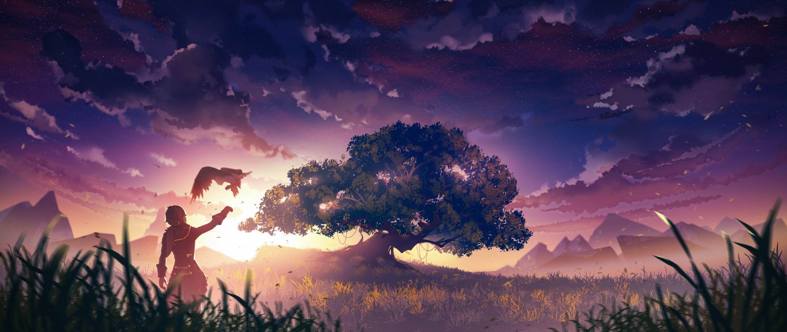 2560x1080 Diluc Genshin Impact 4K 2560x1080 Resolution Wallpaper, HD Games 4K Wallpaper, Image, Photo and Background