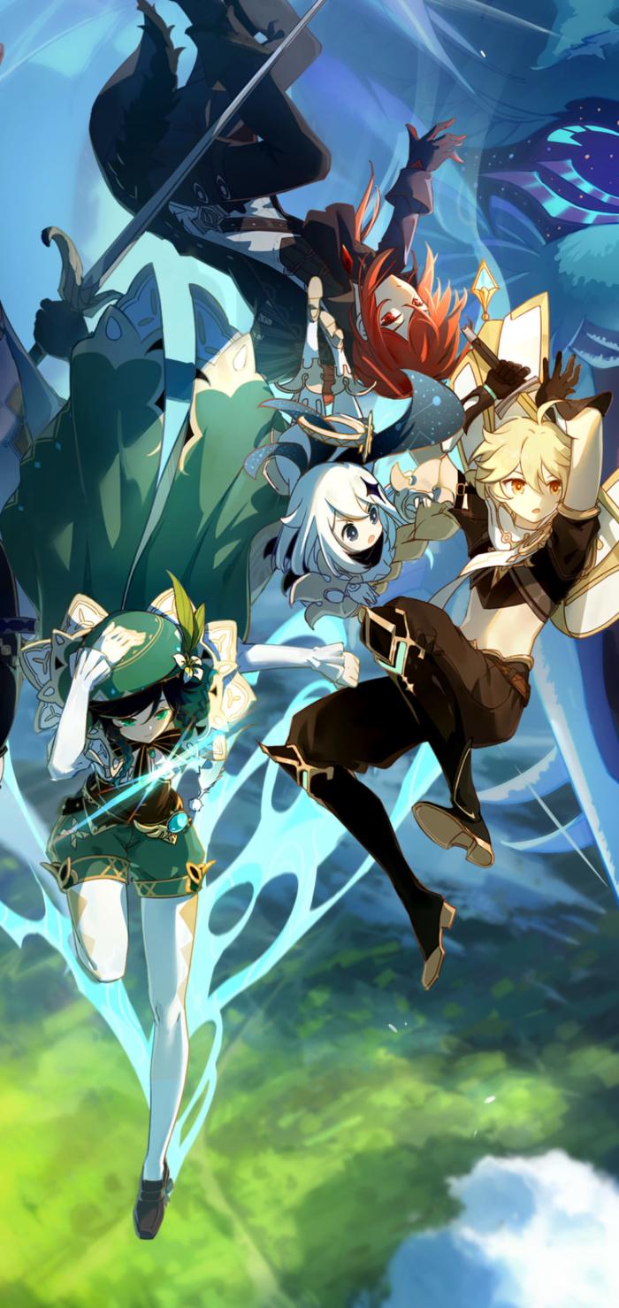 700x1478 Genshin Impact Mobile Wallpaper in High Resolution, 2k or 4k
