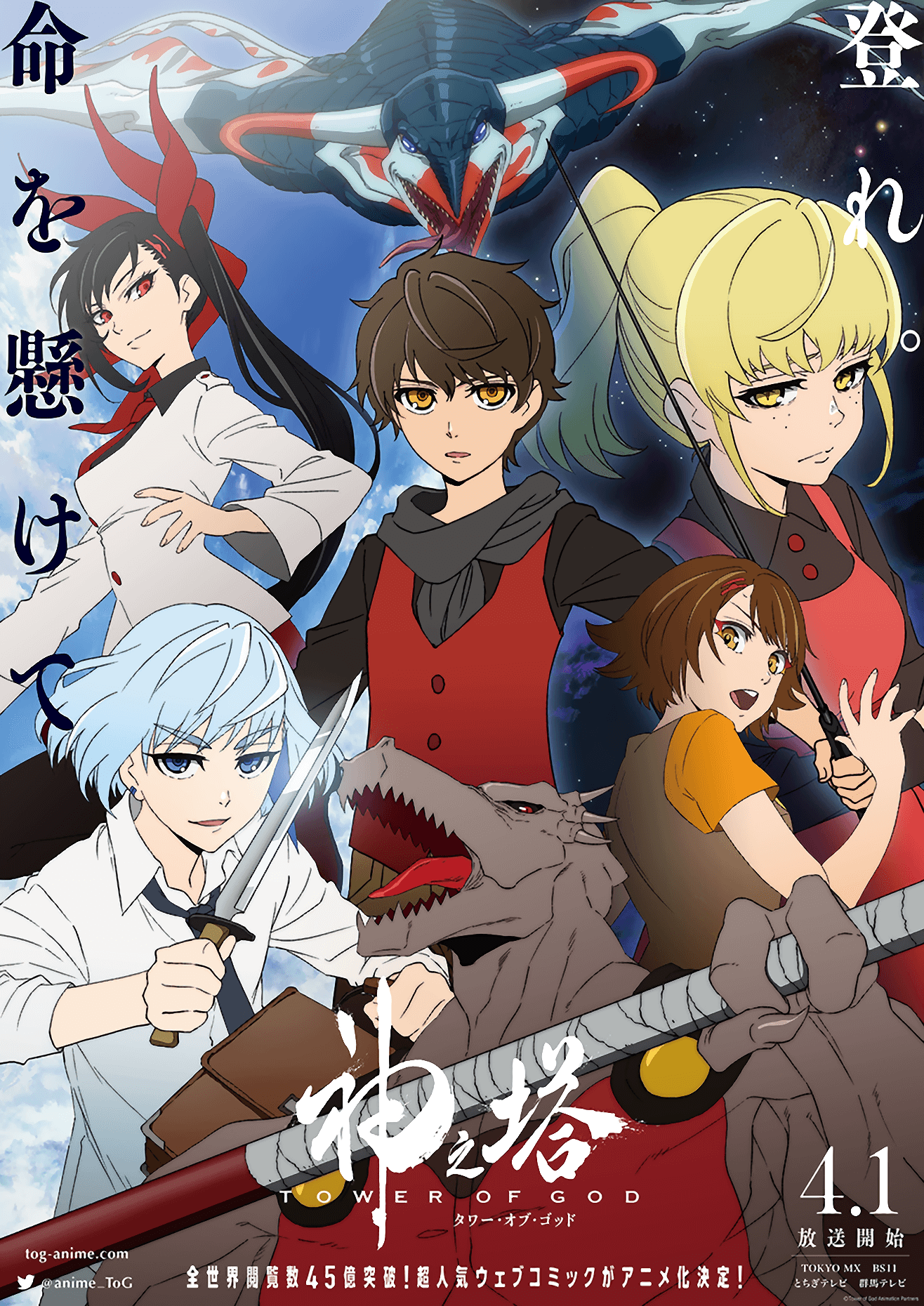 1316x1860 Tower of God (anime). Tower of God