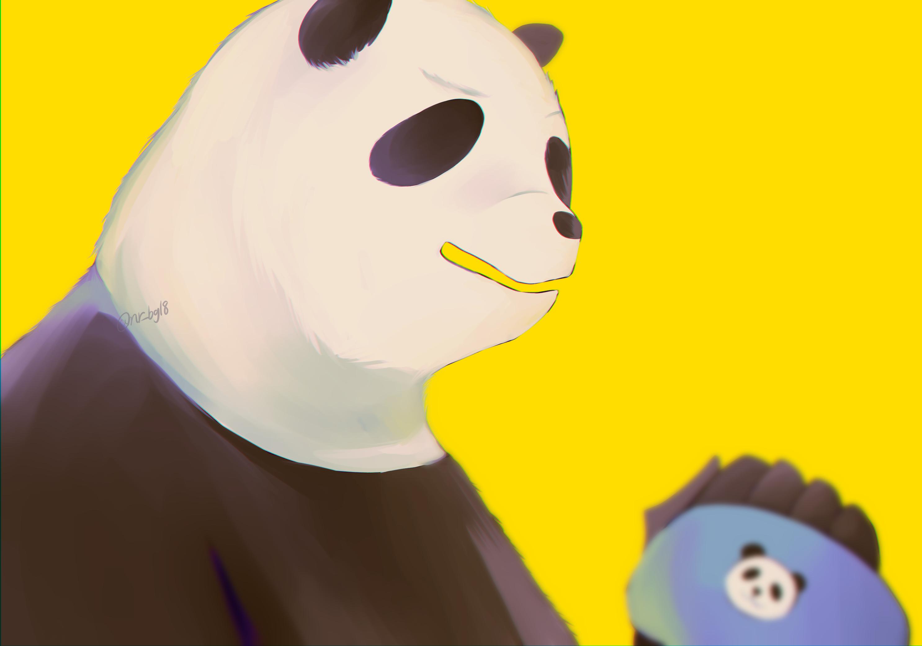 2972x2082 Panda (Jujutsu Kaisen) Wallpaper