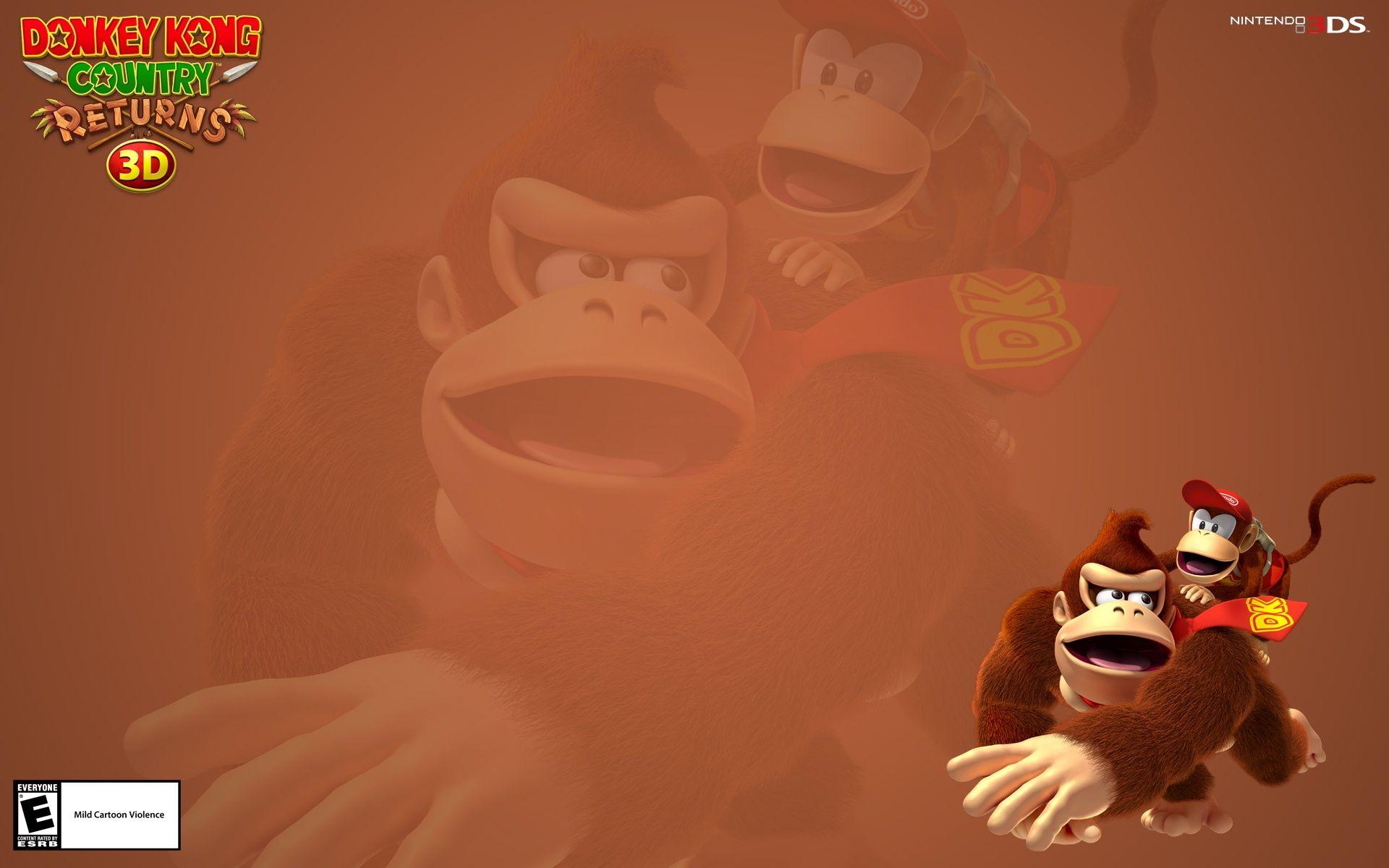 1920x1200 Donkey Kong Returns 3D Wallpaperx1200