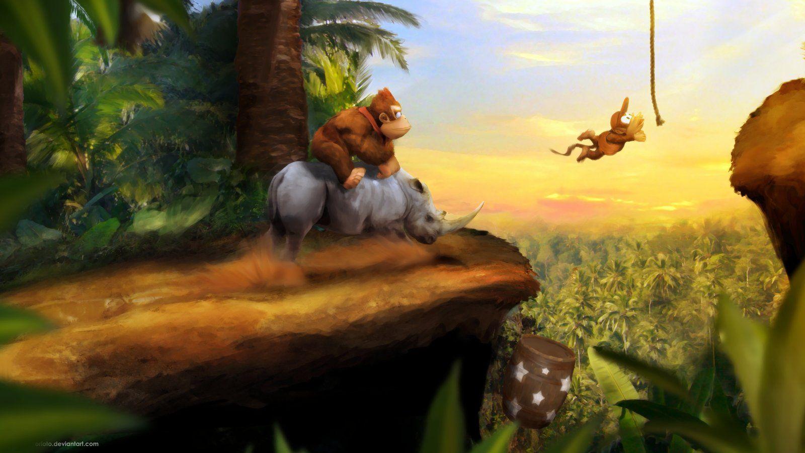 1600x900 Donkey Kong Country Wallpaper