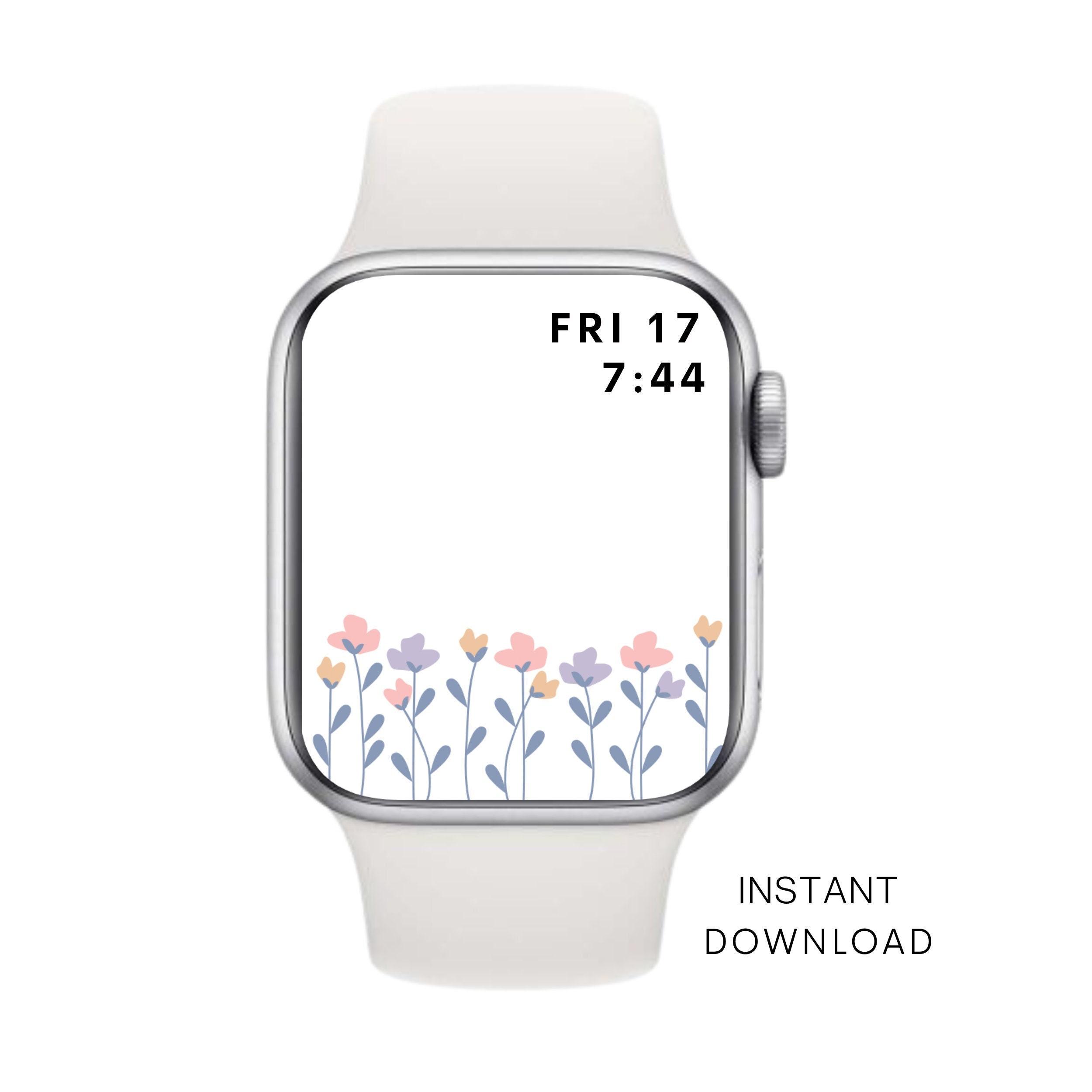 2500x2500 Flower Apple Watch Wallpaper Watch Background Floral Apple
