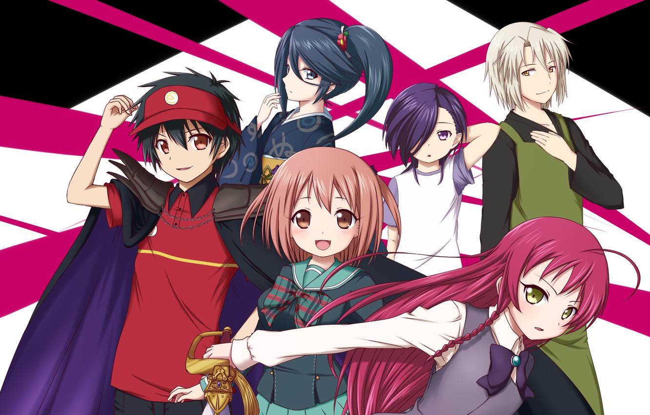 1332x850 Wallpaper Girls, Anime, Guys, Lord Of Darkness For Part Time Job, Hataraku Maou Sama Image For Desktop, Section сёнэн