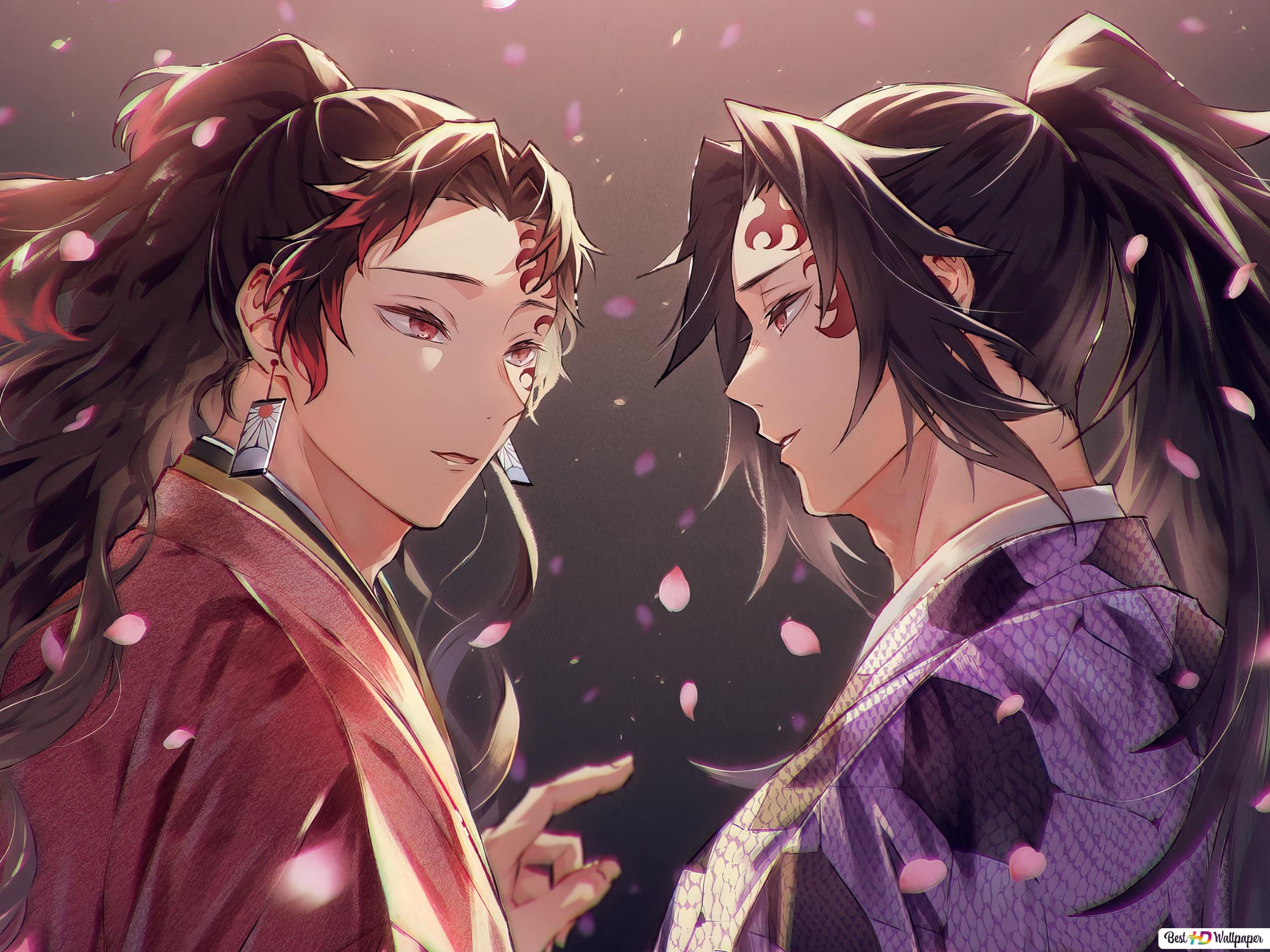 2560x1920 Demon Slayer : Yoriichi Tsugikuni & Michikatsu Tsugikuni HD wallpaper download