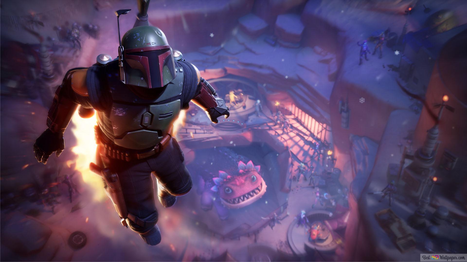 1920x1080 Boba fett in to the fortnite HD wallpaper download