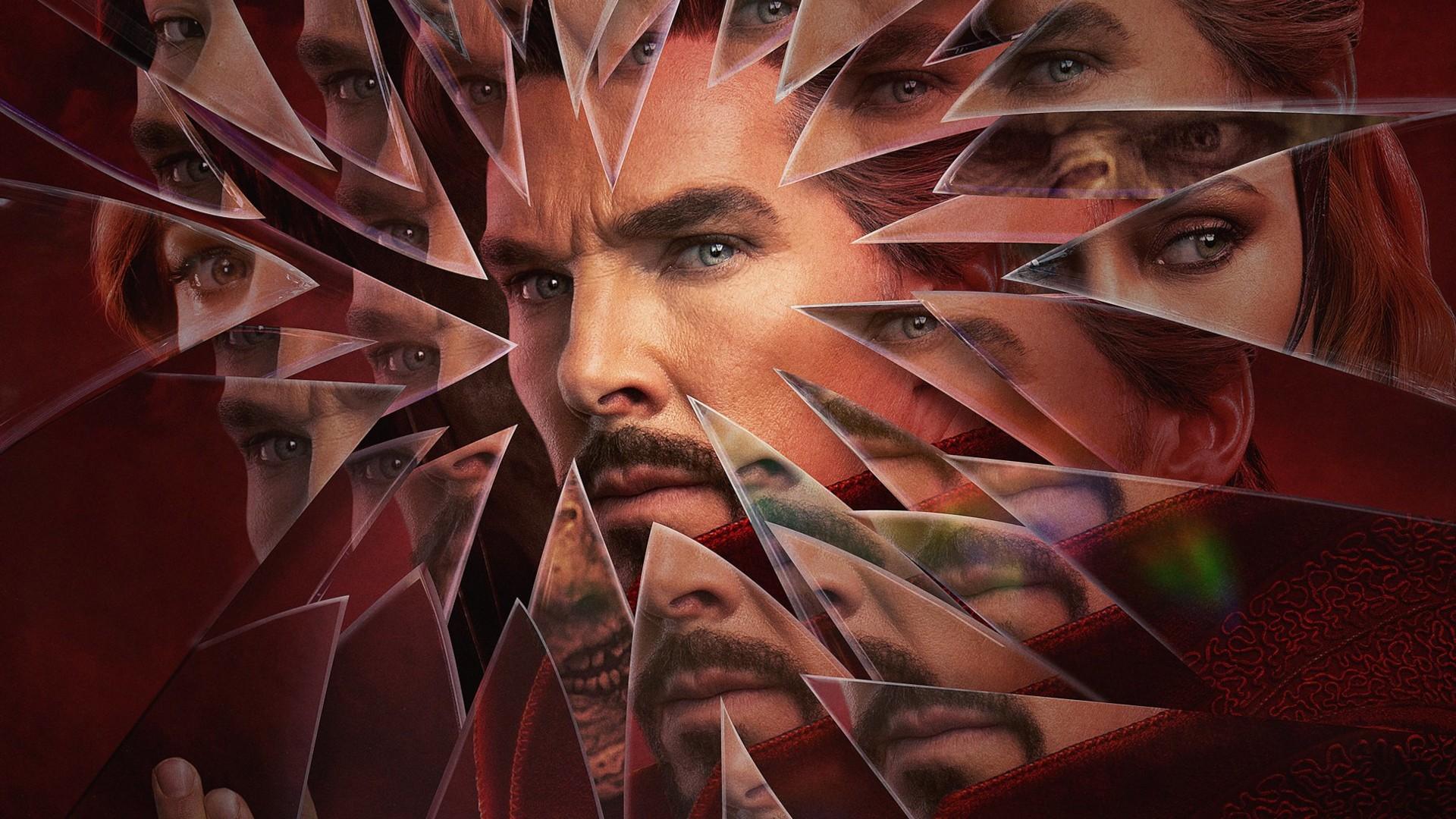1920x1080 Doctor Strange Broken Mirror Image HD Doctor Strange in the Multiverse of Madness Wallpaper