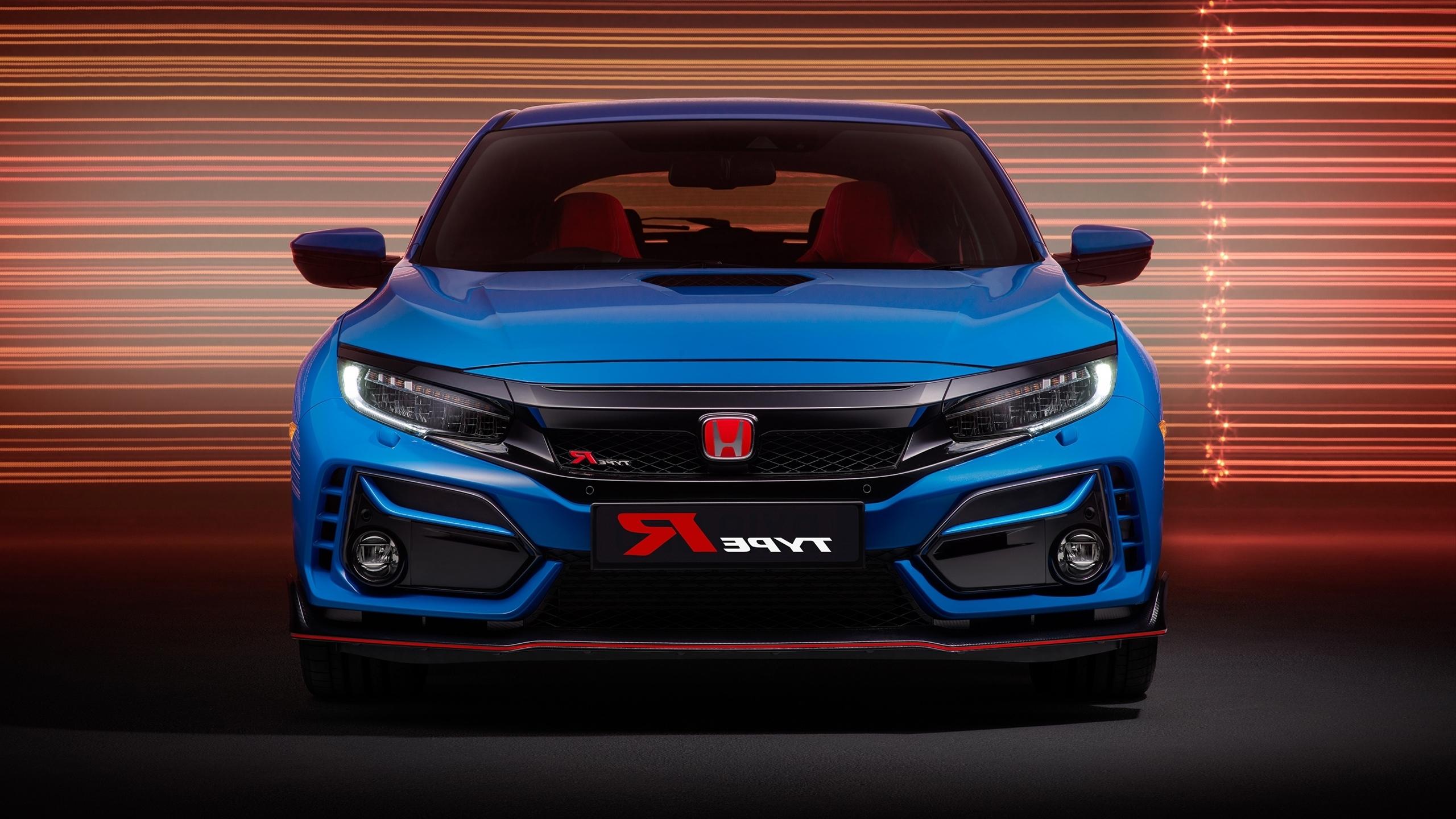 2560x1440 Wallpaper Sport Cars, Blue, Honda Civic Type R Gt:2560x1440