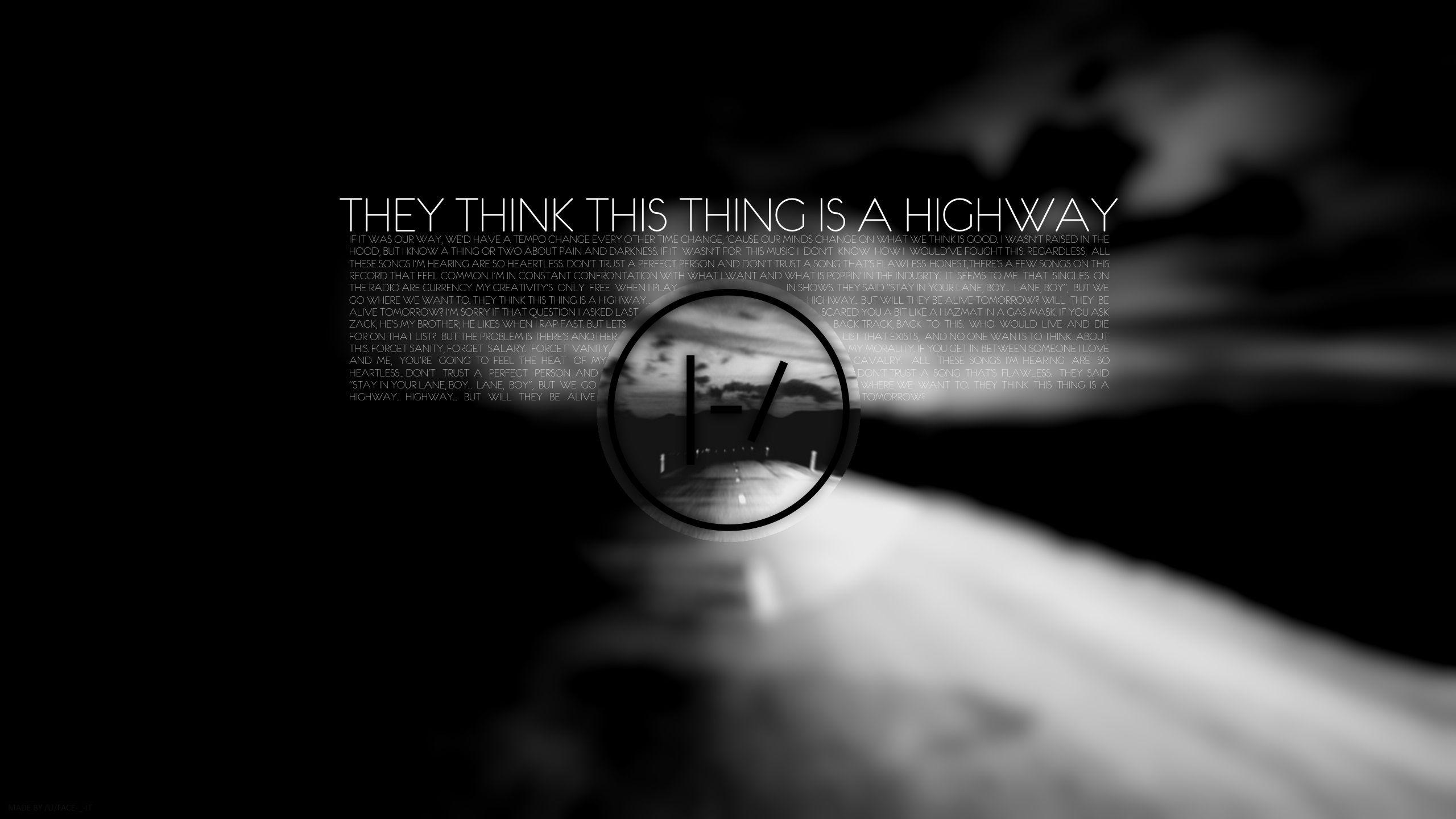 2560x1440 Twenty One Pilots Desktop Wallpaper Blurryface