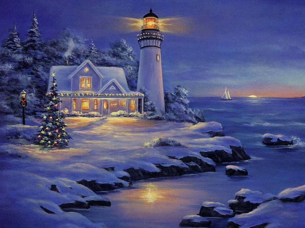 1280x960 Free download Christmas Lighthouse [1280x960] for your Desktop, Mobile & Tablet. Explore Lighthouse Christmas Wallpaper. Lighthouse Desktop Wallpaper Free, Maine Christmas Wallpaper, Lighthouse Wallpaper 1920x1080