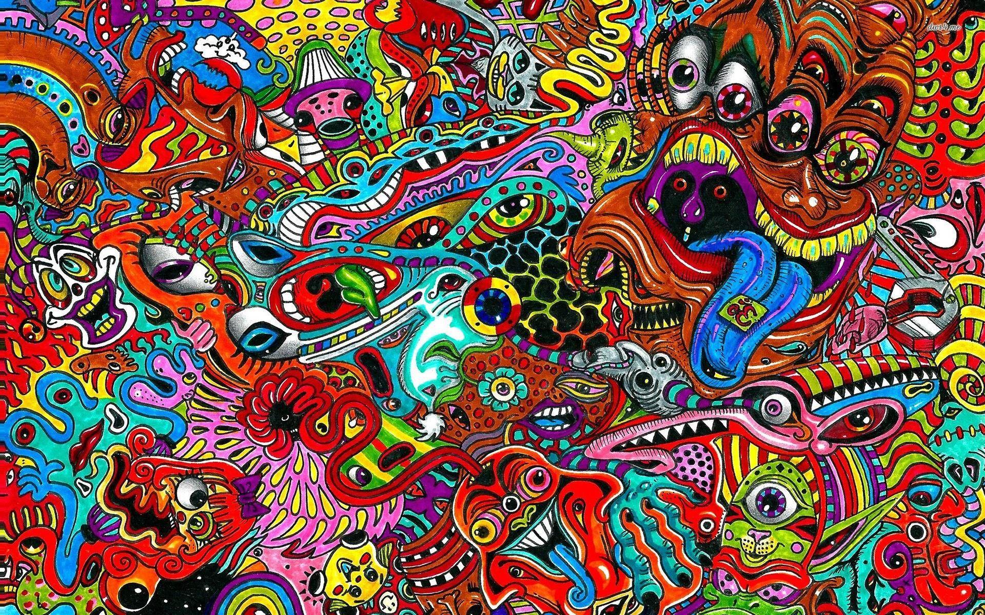 Trippy Hippie Backgrounds