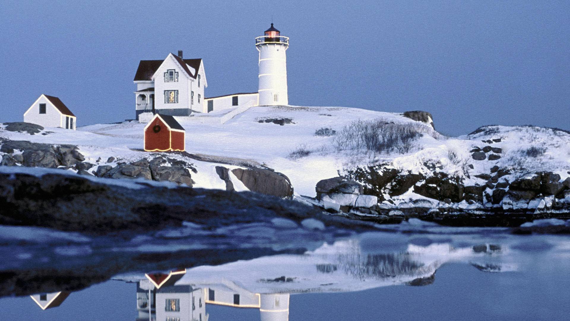 Christmas Lighthouse Wallpapers - Top Free Christmas Lighthouse