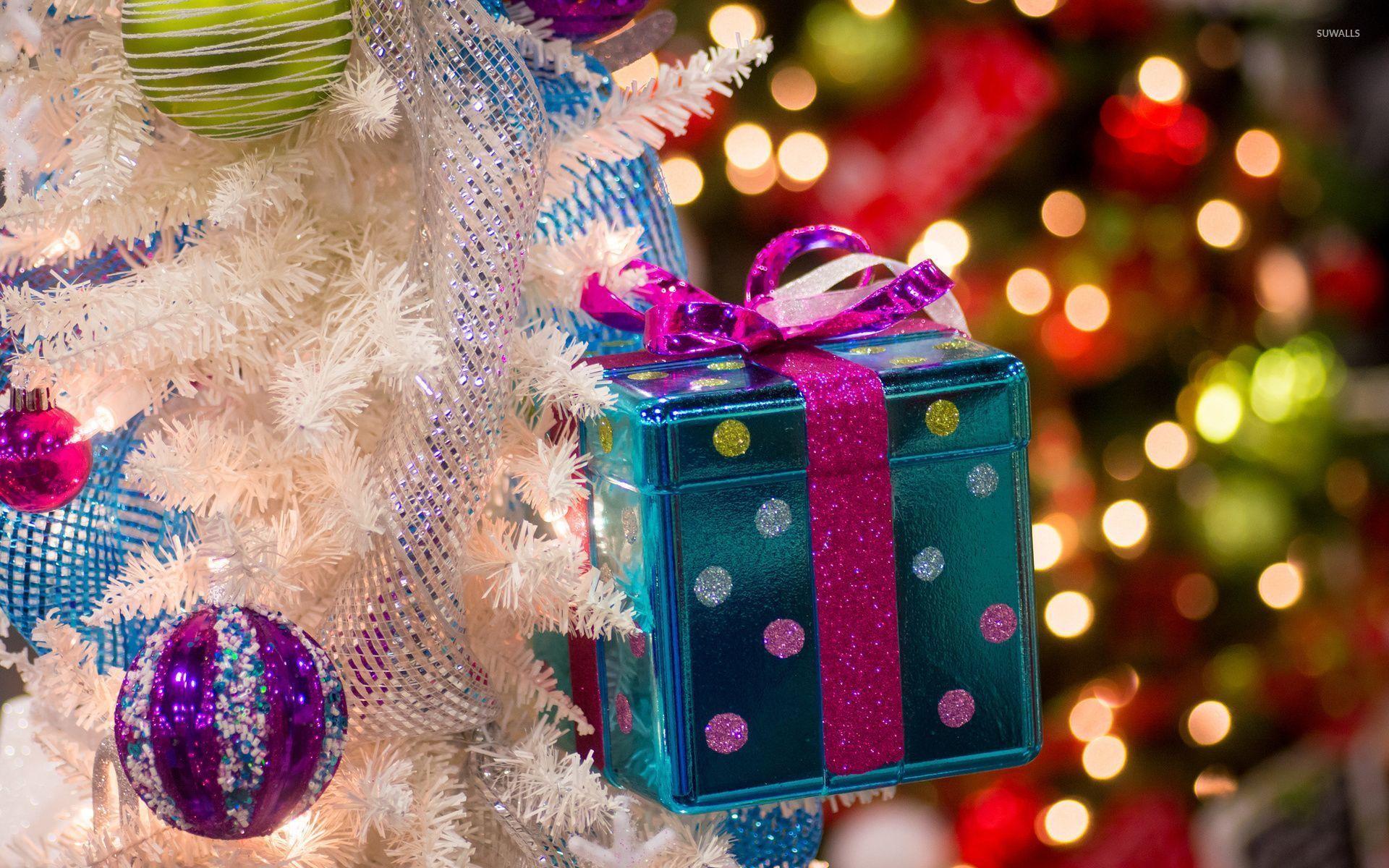 1920x1200 Christmas lights wallpaper
