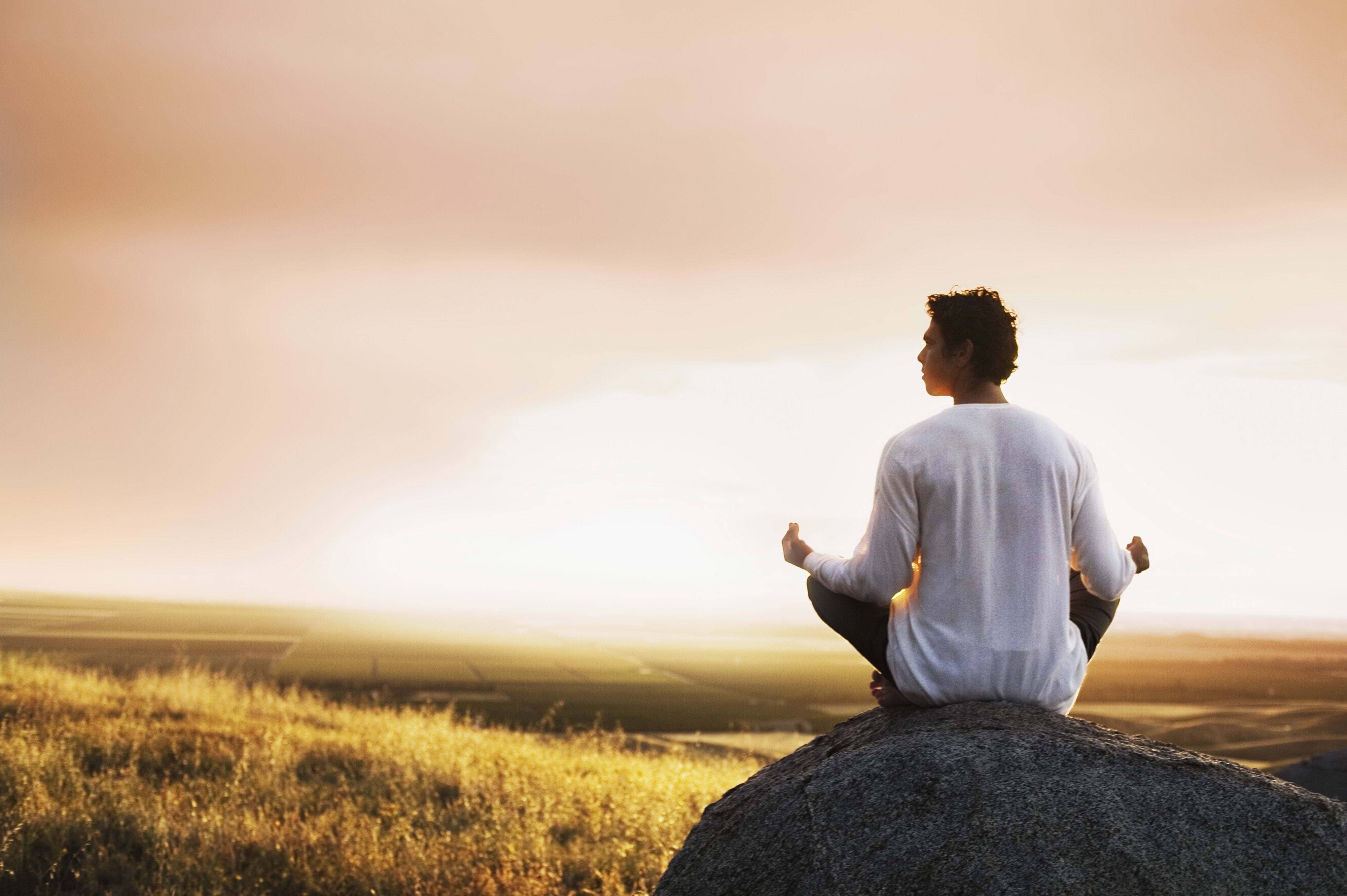 4003x2663 man, meditation, stone 2560x1080 Resolution Wallpaper, HD Man 4K Wallpaper, Image, Photo and Background