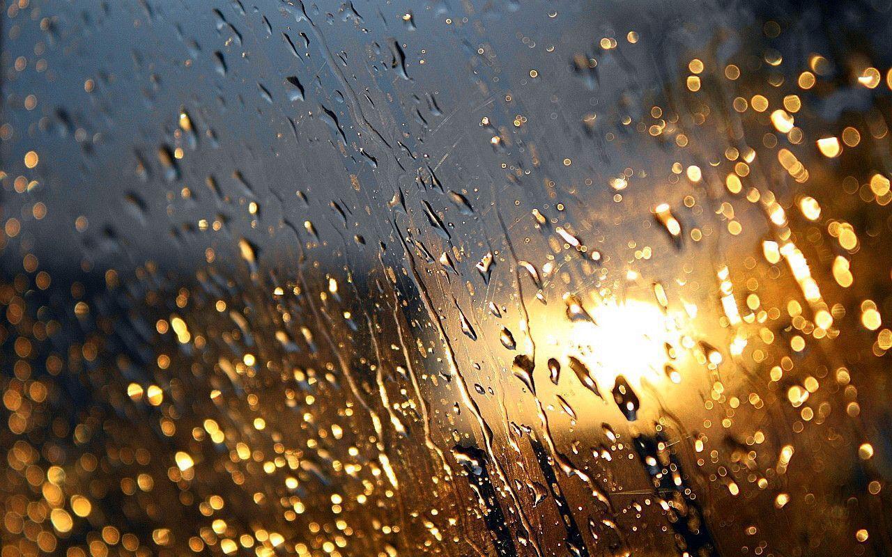 1280x800 Rain On Window Wallpaper