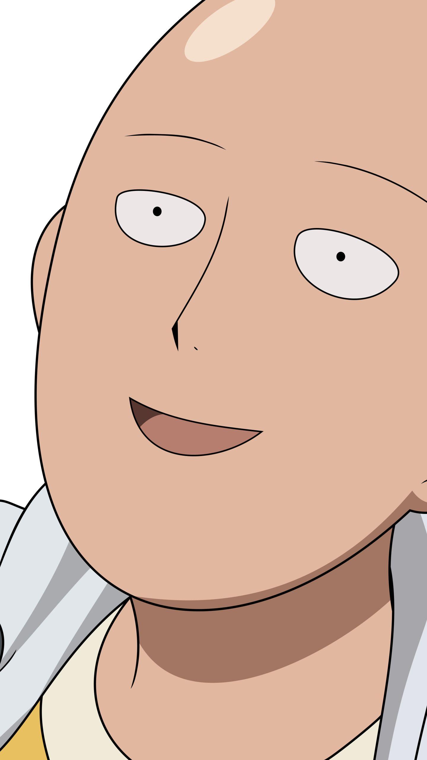 1440x2560 One Punch Man Funny Wallpaper
