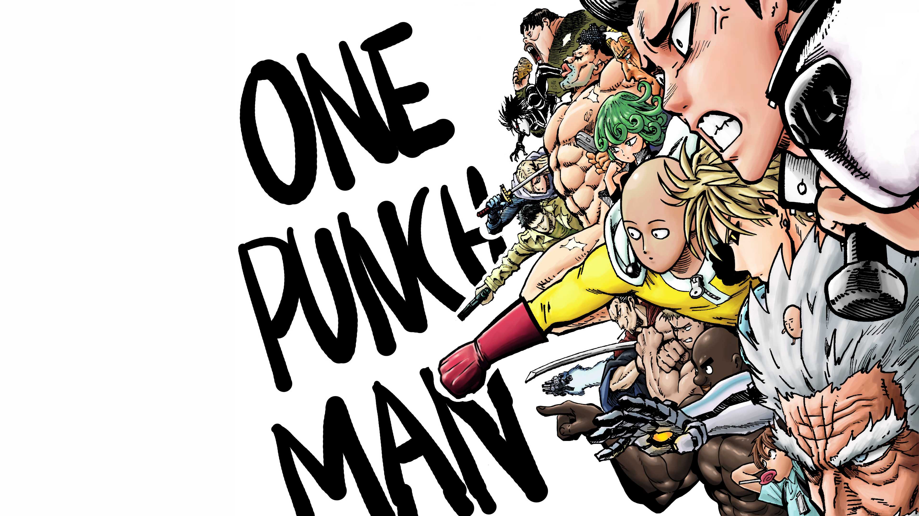 3840x2160 One Punch Man Wallpaper