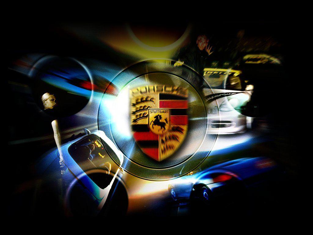 1024x768 Porsche Emblem Wallpaper