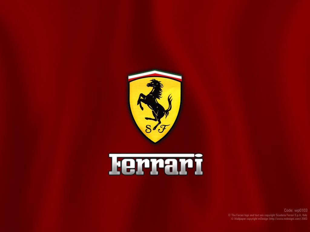 1024x768 Wallpaper Of Ferrari Logo