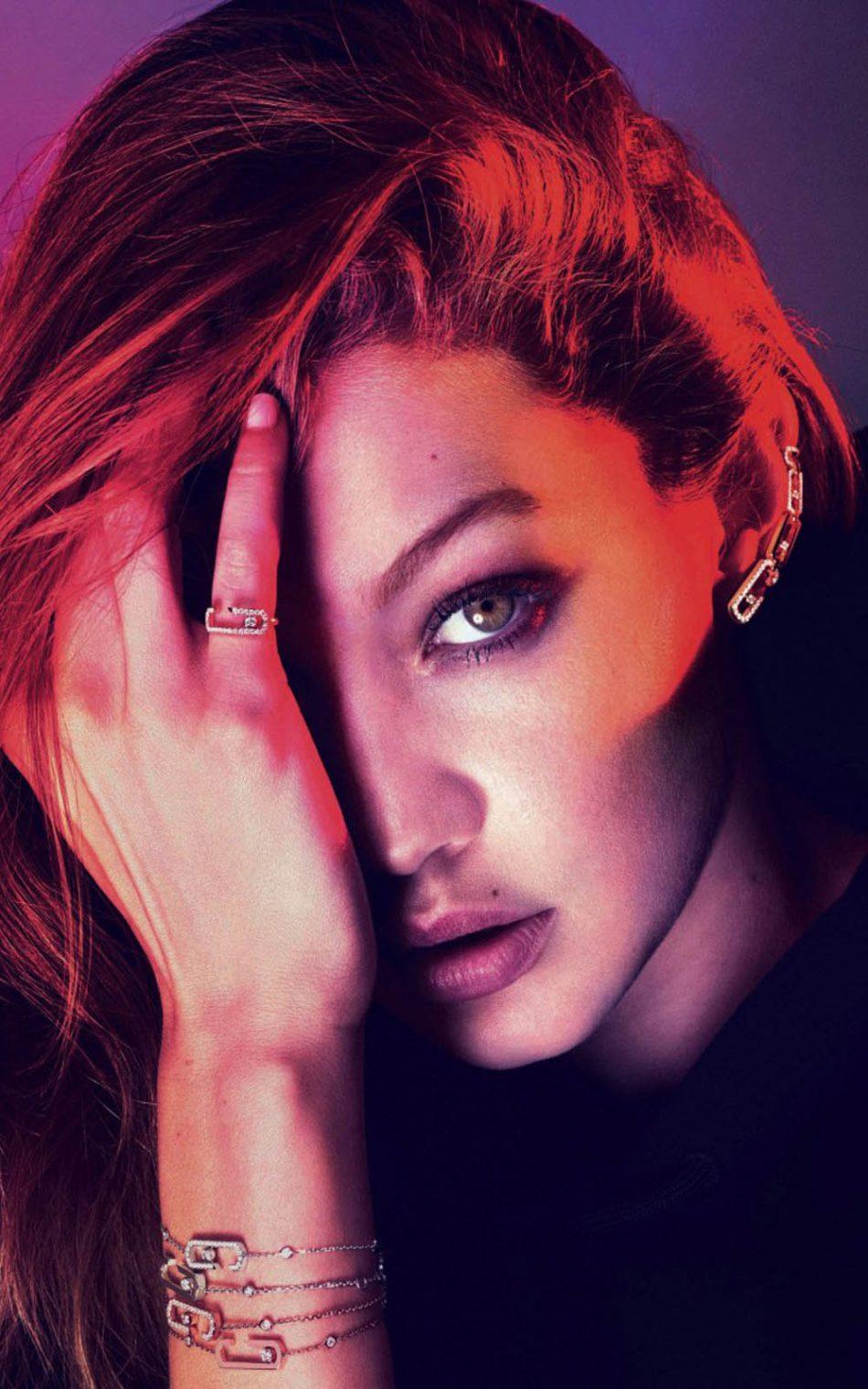 950x1520 Gigi Hadid 4K Ultra HD Mobile Wallpaper