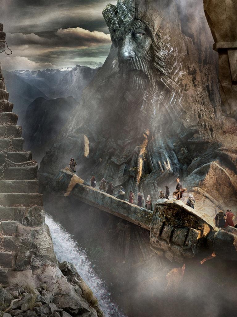 768x1024 The Hobbit: The Desolation of Smaug Scenery iPad mini wallpaper