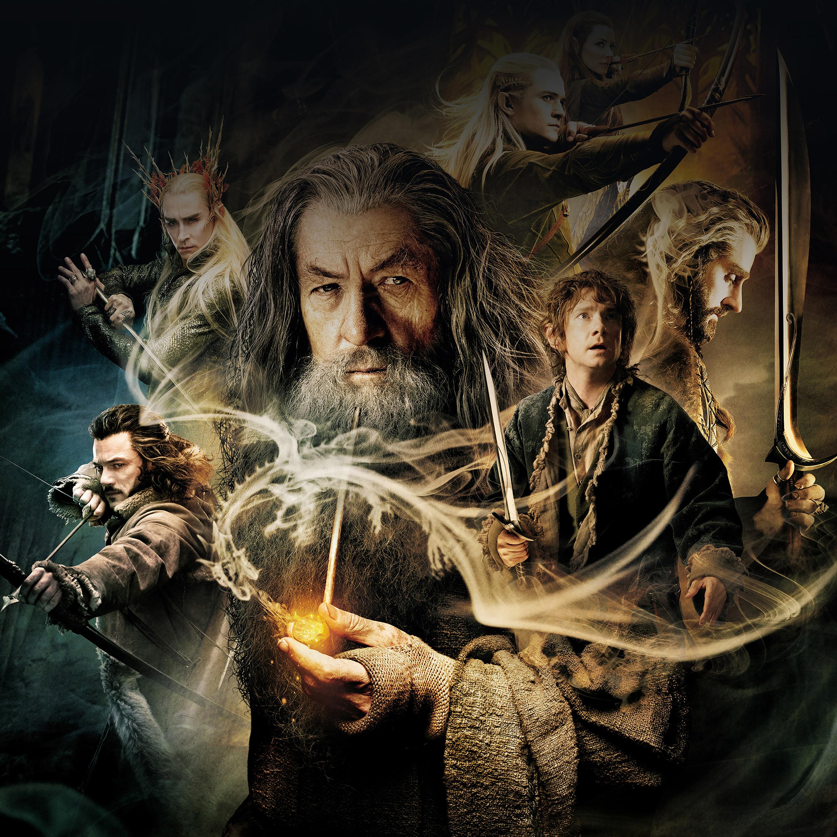 2732x2732 Wallpaper Desolation Of Smaug Hobbit Film Face