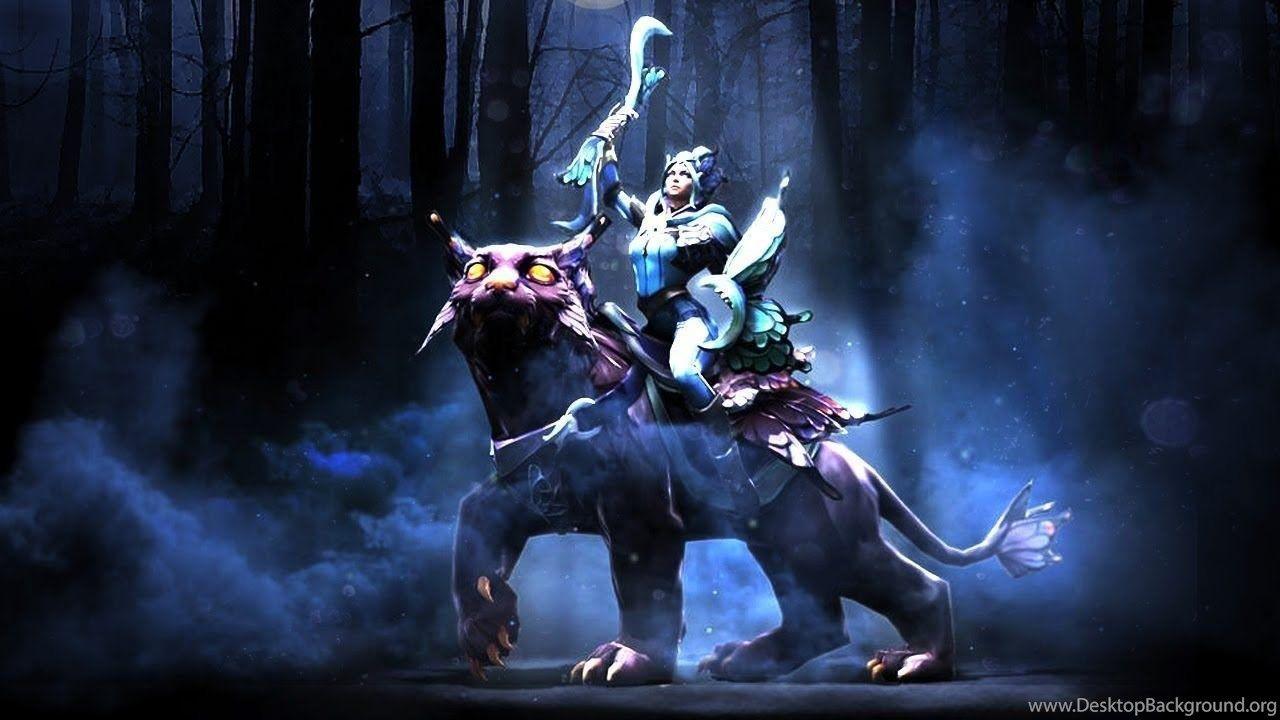 1280x720 Luna Dota Wallpaper