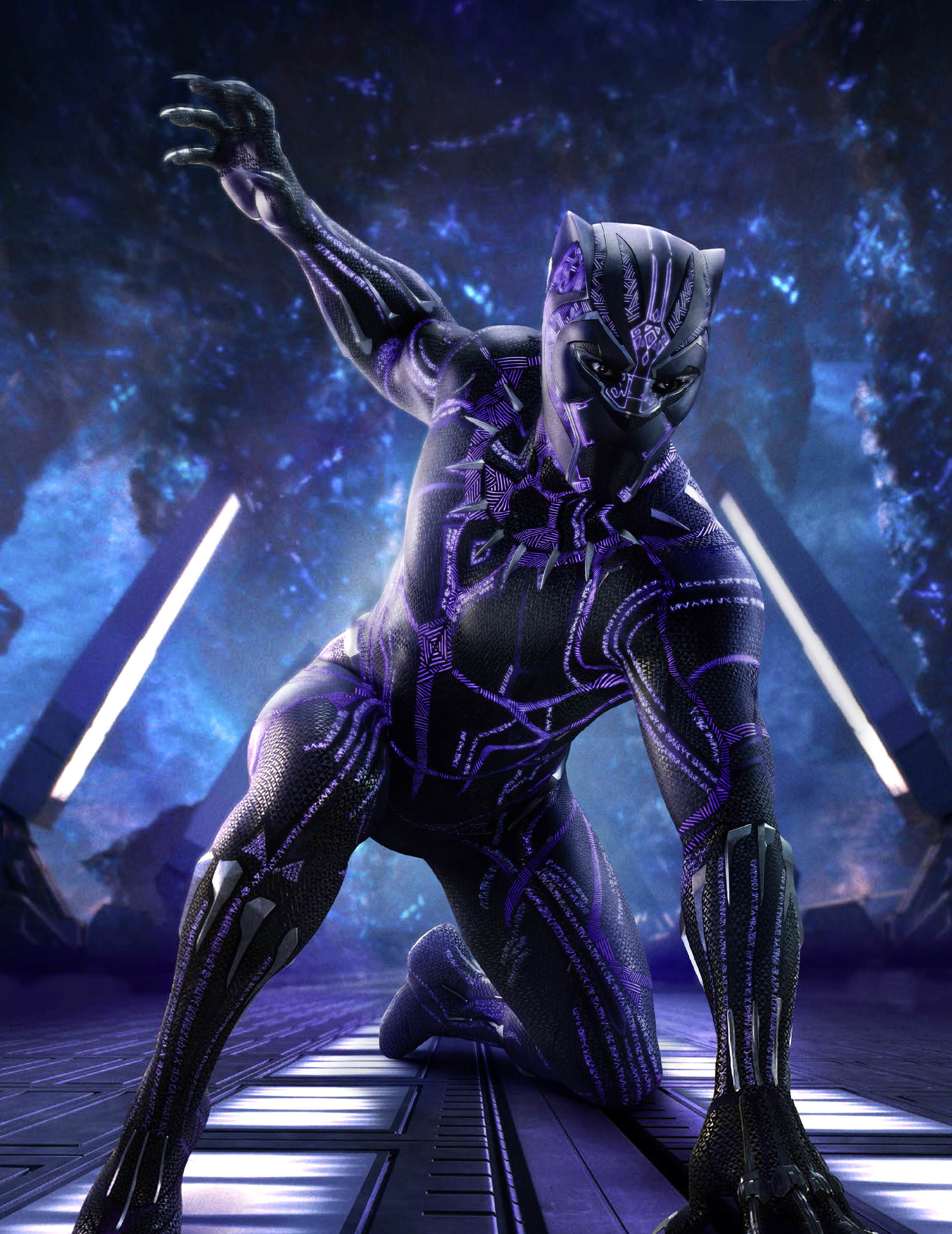 2370x3072 Black Panther Wallpaper