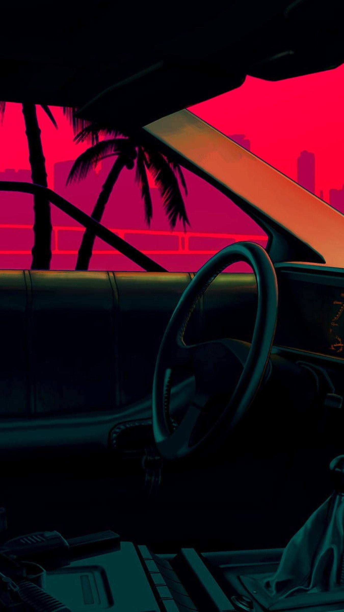 1350x2400 Black Vehicle Interior, Drive (movie), Vintage, Car, Mode Of Transportation Wallpaper • Wallpaper For You