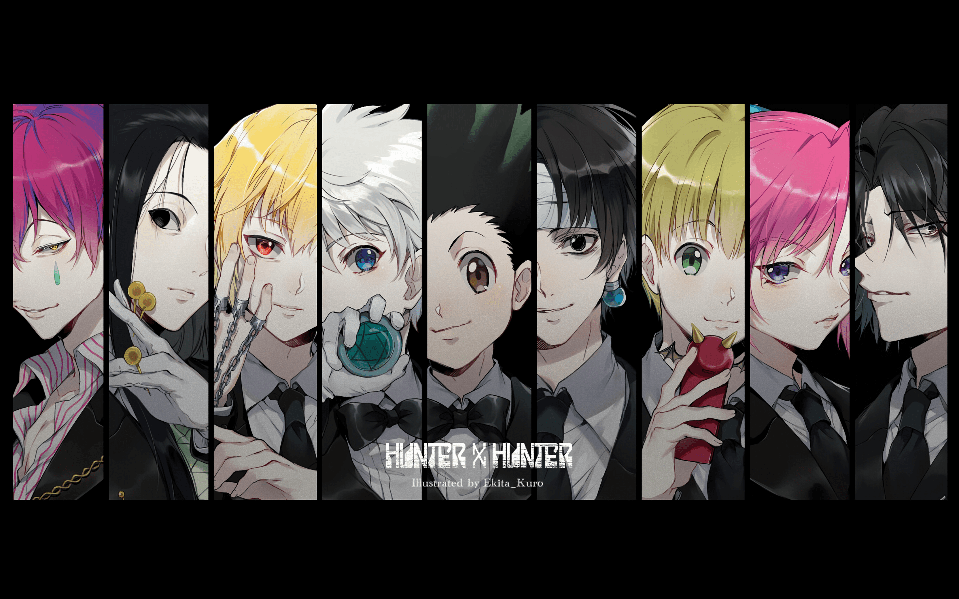 1920x1200 Hunter X Hunter Anime Gon Freecss Hisoka Chrollo Lucifer Kurapika Killua Zoldyck Wallpaper:1920x1200