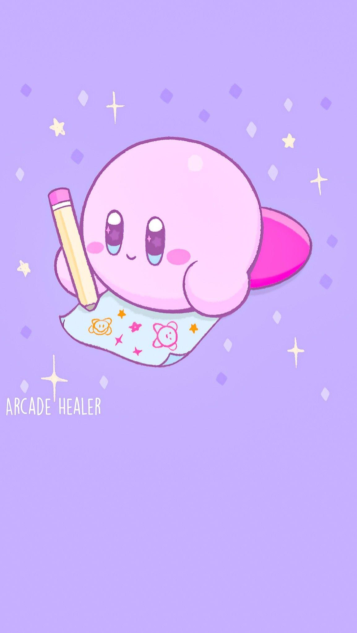 Màu sắc tươi sáng, họa tiết đáng yêu - hãy cùng xem hình nền Kirby cực kì dễ thương này để thấy một sự kết hợp ăn ý giữa nghệ thuật và vui nhộn.