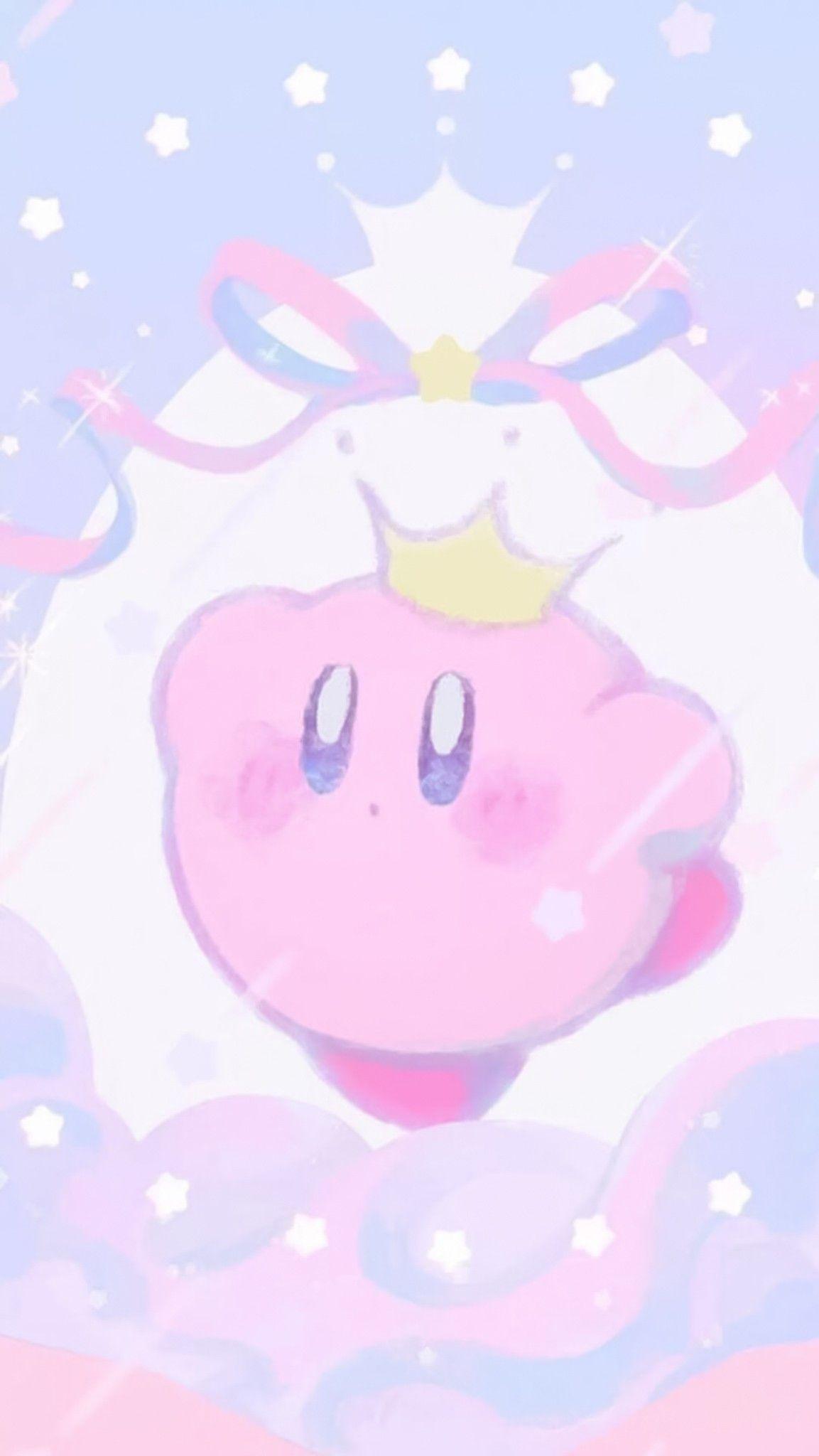 1153x2048 Kirby BG. Kirby, Kirby art, Kawaii wallpaper