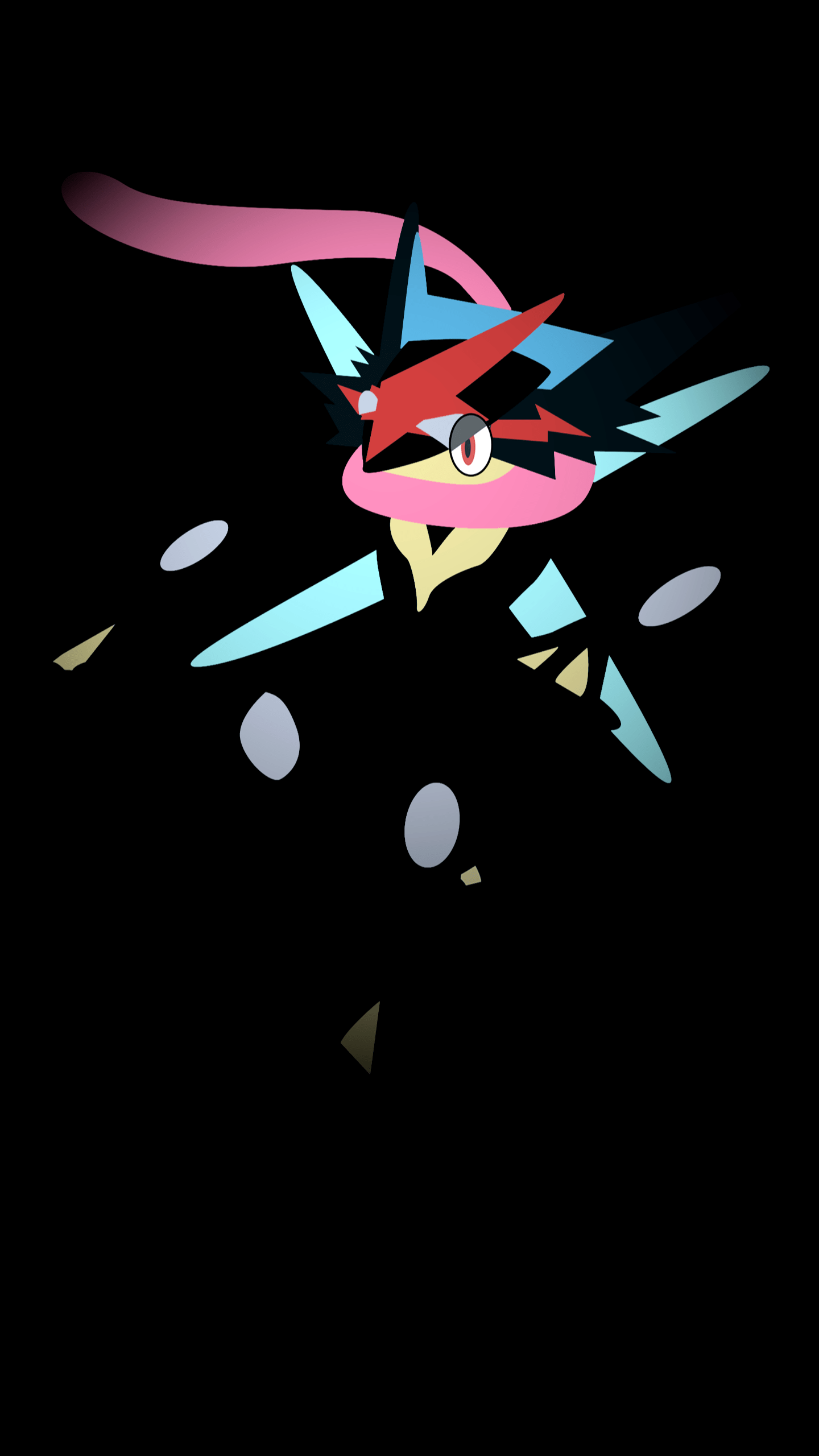 1440x2560 Shiny Greninja Wallpaper