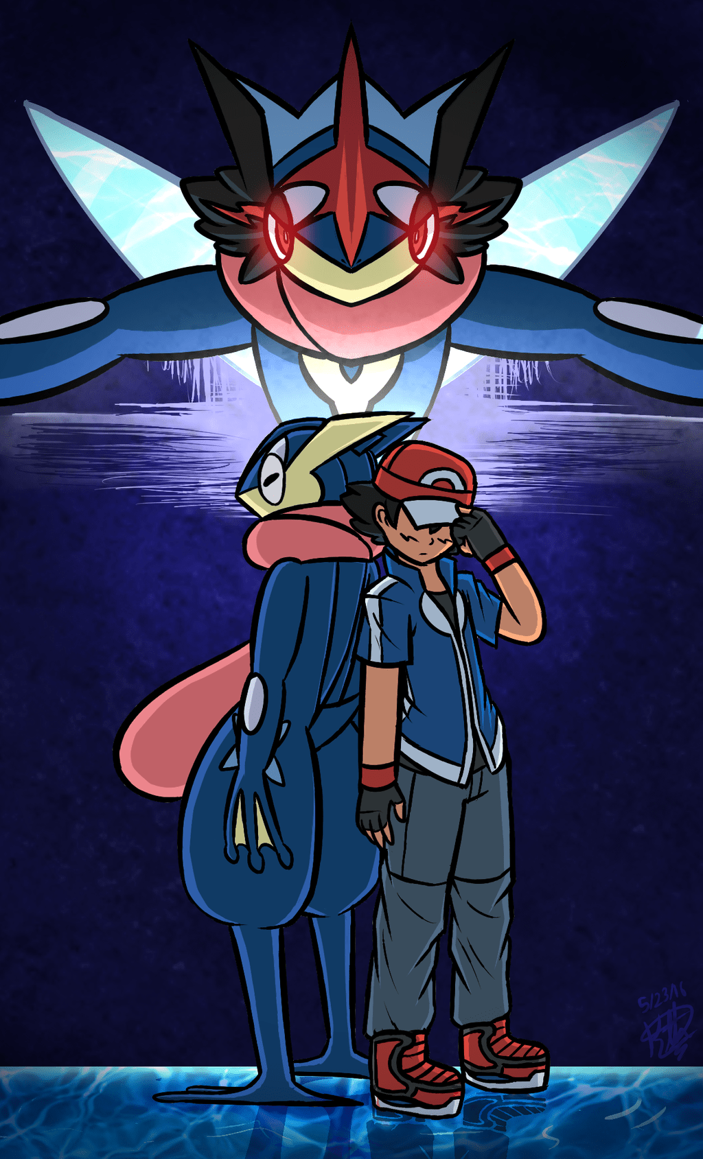 1024x1689 Pokemon Greninja Wallpaper iPhone