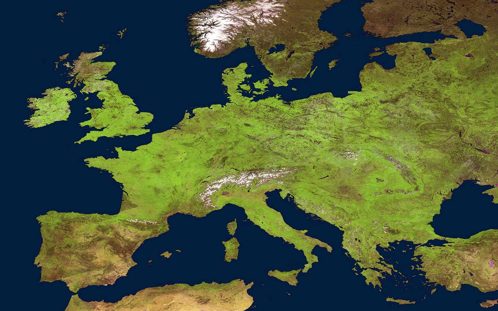 1680x1050 Wallpaper Map of Europe 1920x1080 Full HD 2K Picture, Image