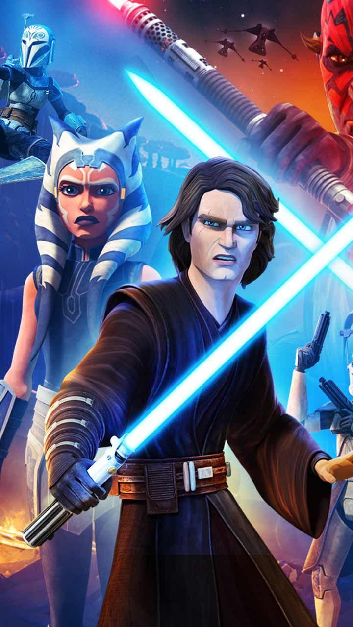 720x1280 Anakin Clone Wars Wallpaper