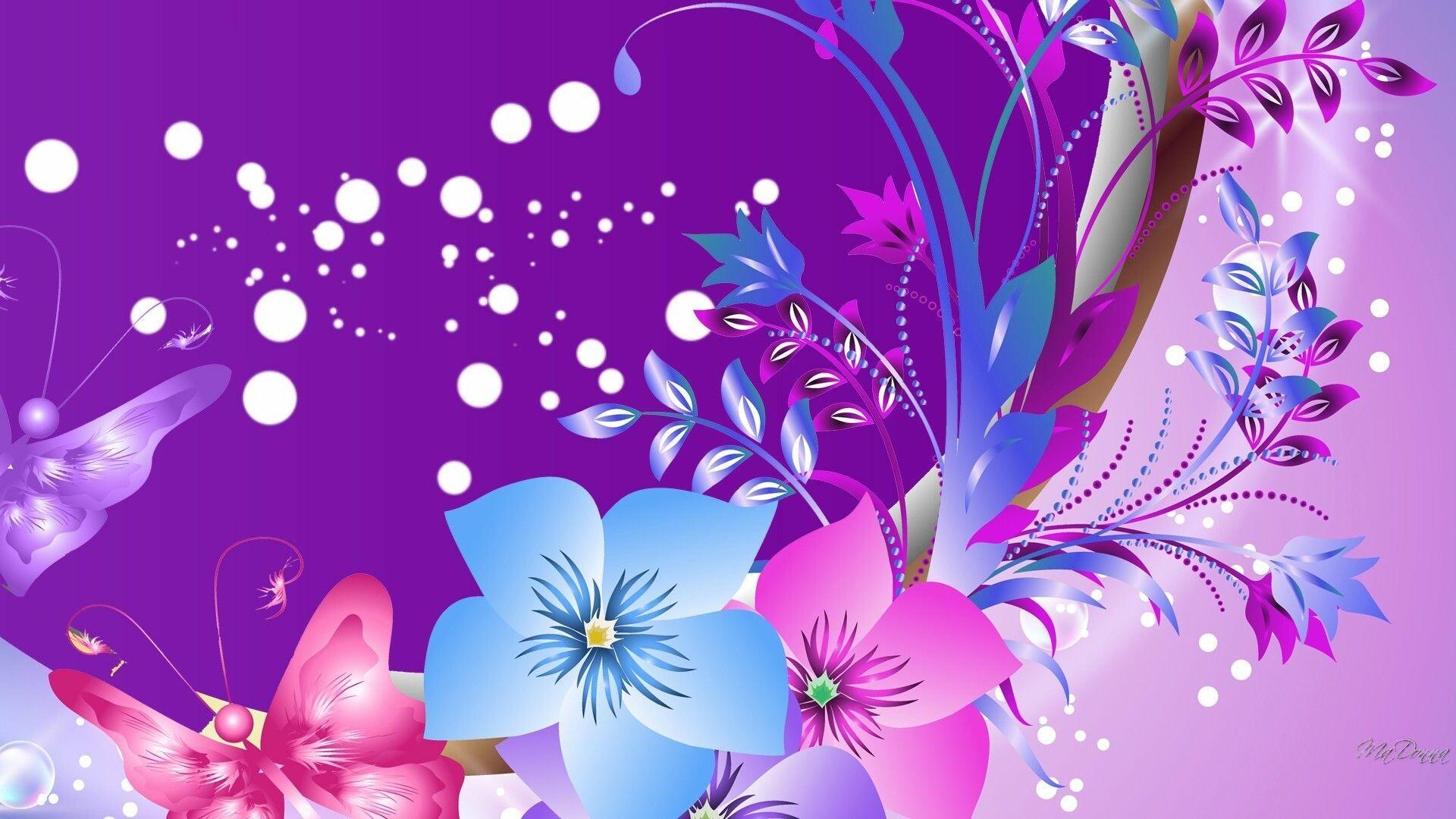 1920x1080 Abstract Flower Wallpaper: HD, 4K, 5K for PC and Mobile. Download free image for iPhone, Android