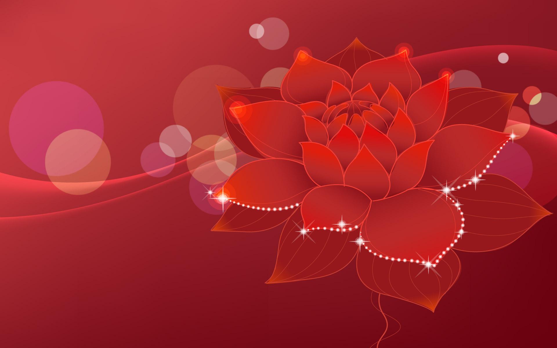 1920x1200 abstract, Nature, Red, Flowers Wallpaper HD / Desktop and Mobile Background