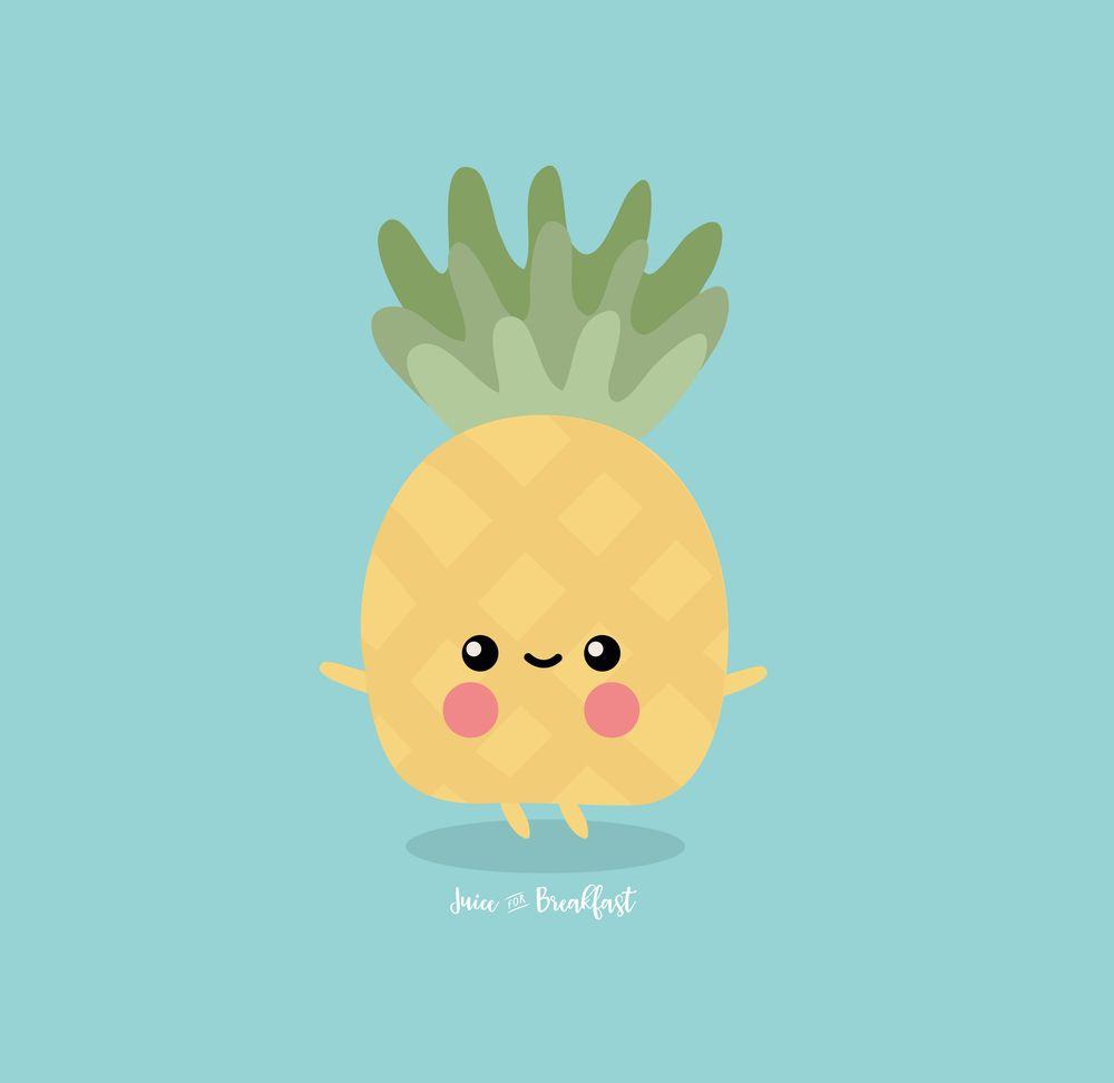 Cute Kawaii Pineapple Wallpapers - Top Free Cute Kawaii Pineapple ...