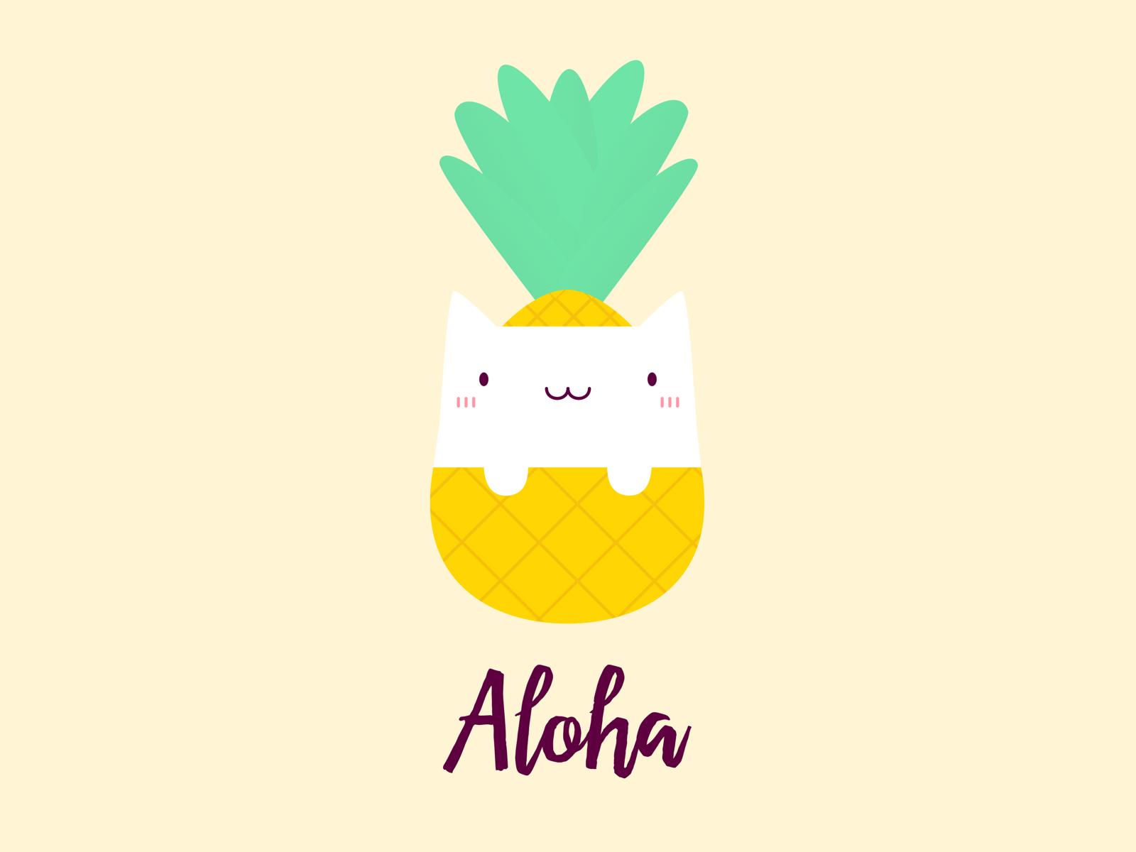 Cute Kawaii Pineapple Wallpapers - Top Free Cute Kawaii Pineapple ...
