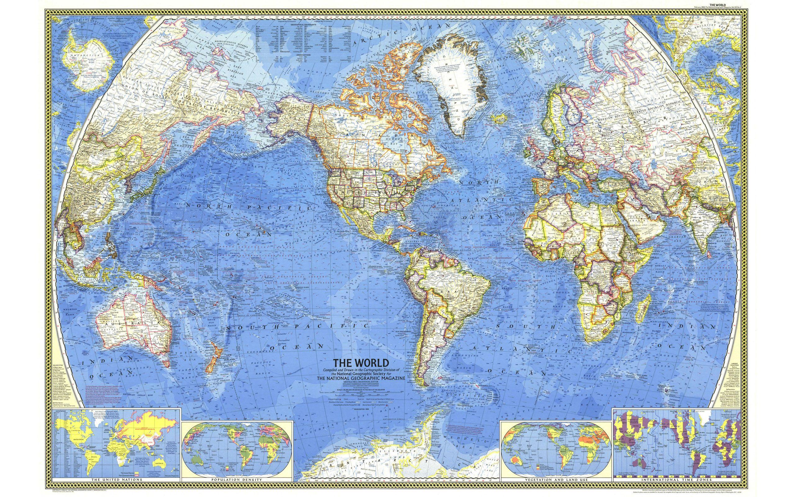 2560x1600 National Geographic World Map wallpaper. World map art, Map art print, World map wallpaper