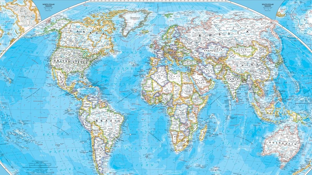 National Geographic World Map Wallpapers - Top Free National Geographic 