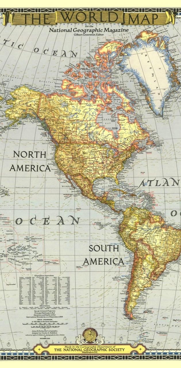 630x1280 World map wallpaper