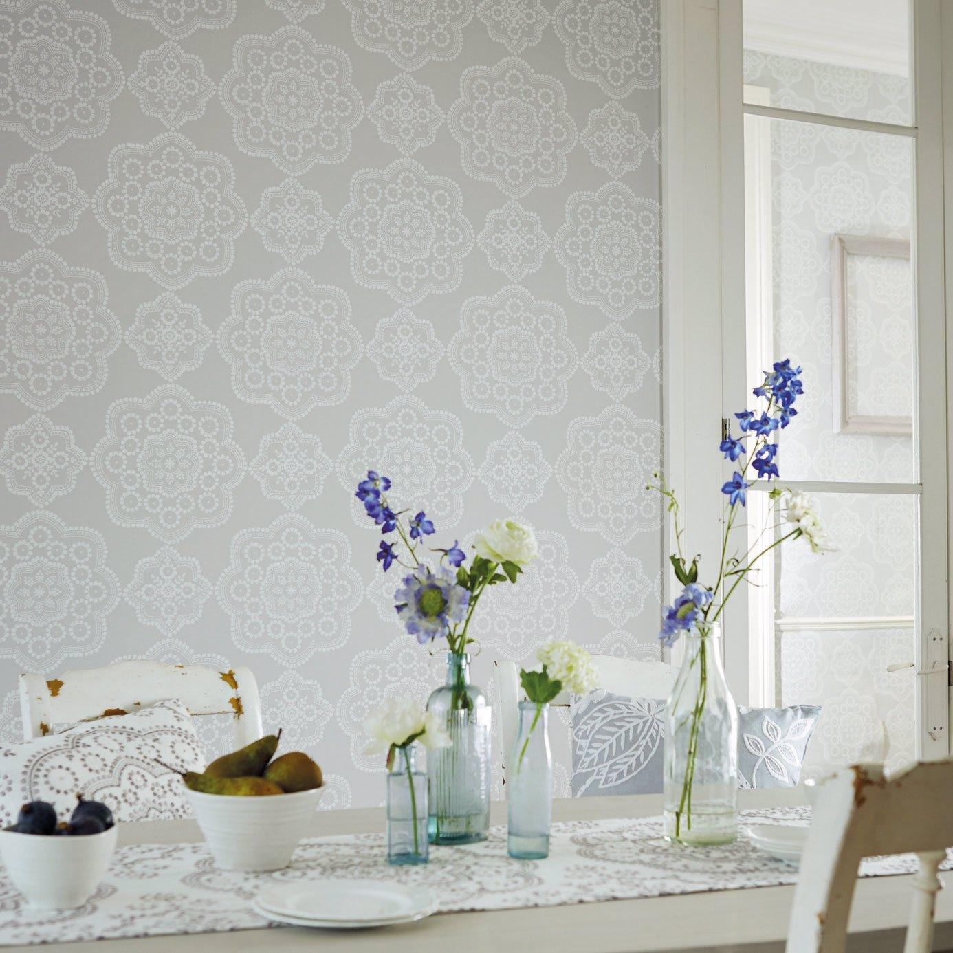 1386x1386 Odetta Powder Blue Wallpaper. Harlequin