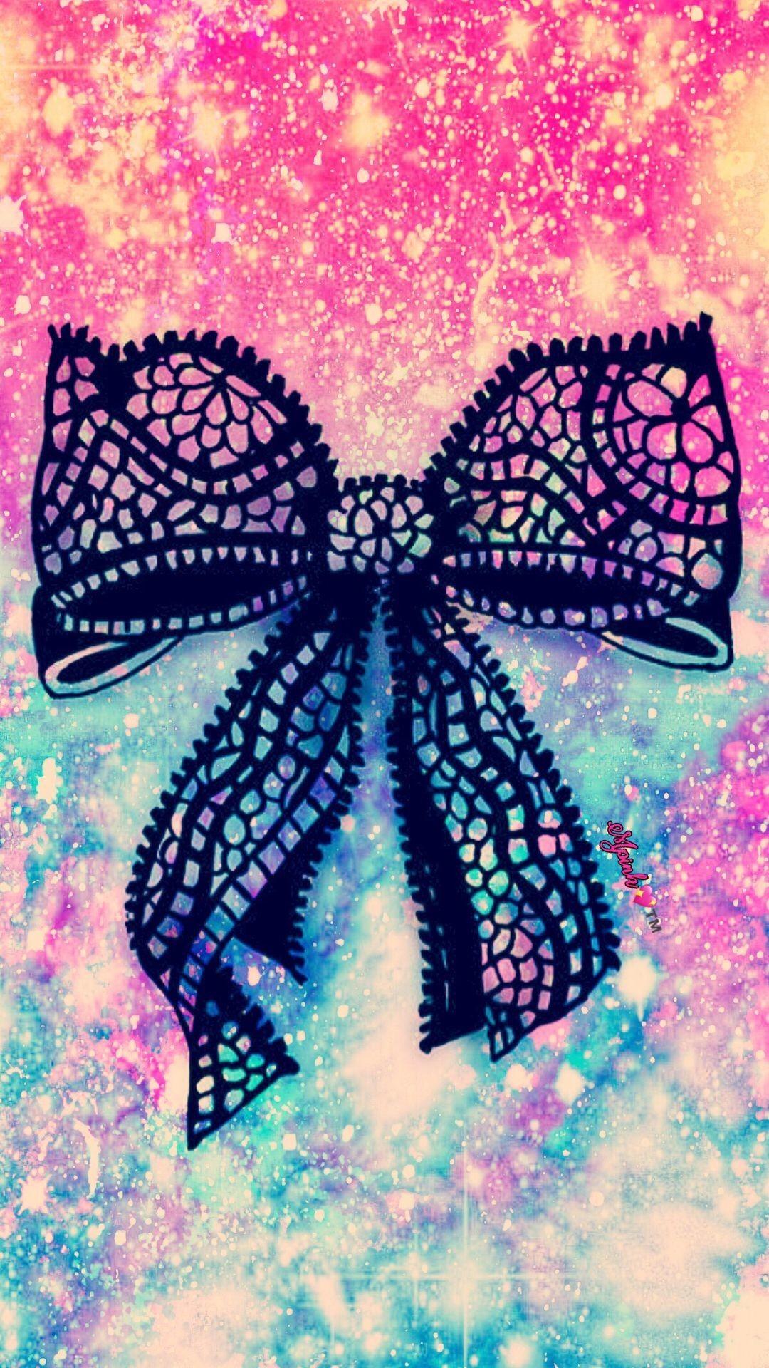 1080x1920 Perfect Bow Galaxy Wallpaper Bow Tattoos Drawing
