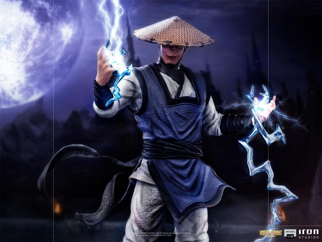 1080x810 Mortal Kombat Raiden Statue. Iron Studios Collectibles
