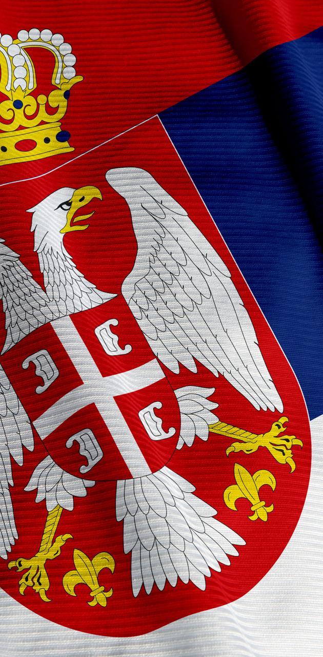 630x1280 Serbia Srbija Flag wallpaper